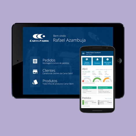 Aplicativo de vendas - Layout/UX